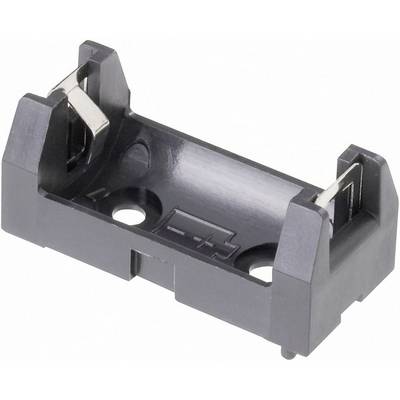 Držalo za baterijo tipa 1/2 AA s kontaktom, (D x Š x V) 34, 5 x 16 x 15 mm-0