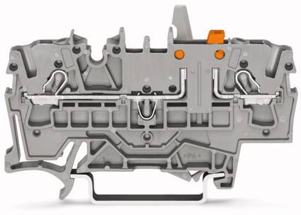 Prekinitvena sponka 5.2 mm z natezno vzmetjo oranžne barve WAGO 2002-1672/401-000 50 kosov-0