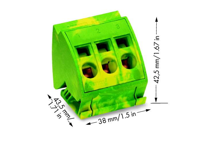PE-Priključni blok 16 mm 812-110 WAGO vsebuje: 12 kosa-0