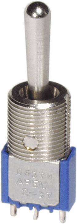 APEM 5637MA 5637MA prevesno stikalo 250 V/AC 3 A 1 x (vklop)/izklop/(vklop) tipkalno/0/tipkalno 1 kos-0