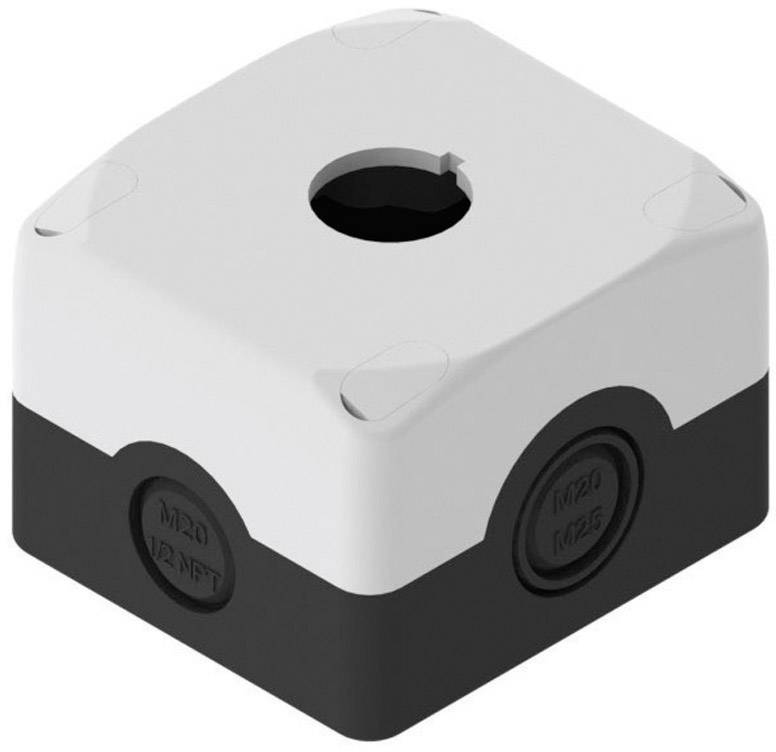 Pizzato Elettrica ES 31000-Prazno ohišje, črno-sivo, vgradni premer: 22mm