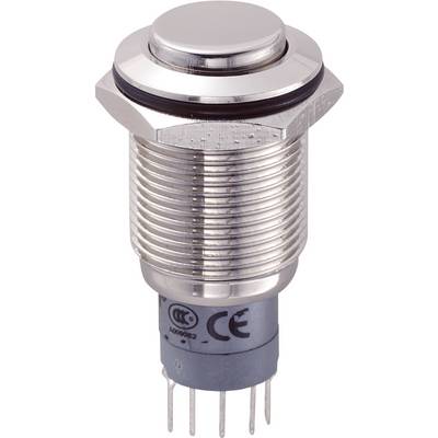 TRU COMPONENTS 701981 LAS2GQH-11Z/N/P stikalo na pritisk z zaščito pred vandalizmom 250 V/AC 3 A 1 x vklop/vklop zaskočn-0