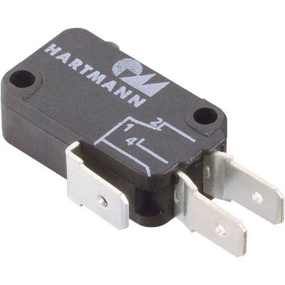 Mikro stikalo 250 V/AC 16 A 1 x on/(off) Hartmann 04G01B01X01A tipkalo 1 kos-0