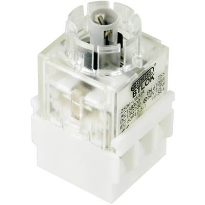 Schlegel BTLO5K kontaktni element s svetlečo varovalko 2 odpiralo tipkalno 250 V 1 kos-0