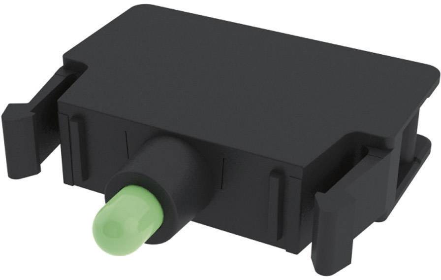 Pizzato Elettrica E2LP1A4V1-LED-element, 12-30 V/DC/AC, 5-15mA, zelen, vijačni priključek, 1 kos