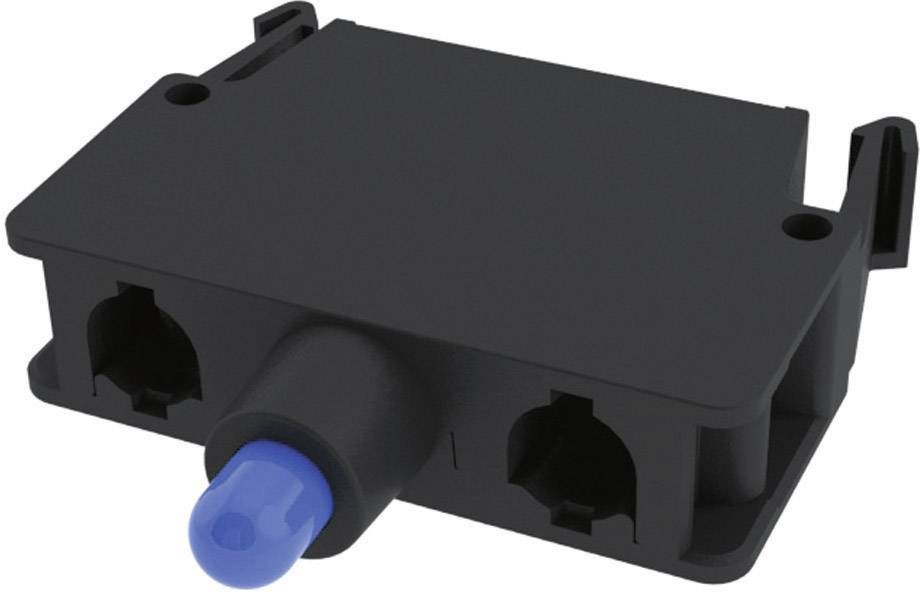 Pizzato Elettrica E2LF1A6V1-LED-element, 12-30 V/DC/AC, 5-15mA, moder, vijačni priključek, 1 kos