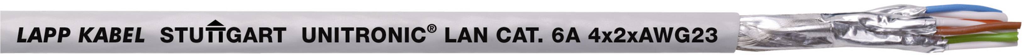 Omrežni kabel CAT 6a F/FTP 4 x 2 x 0.20 mm oranžen LappKabel 2170196 metrsko blago-0