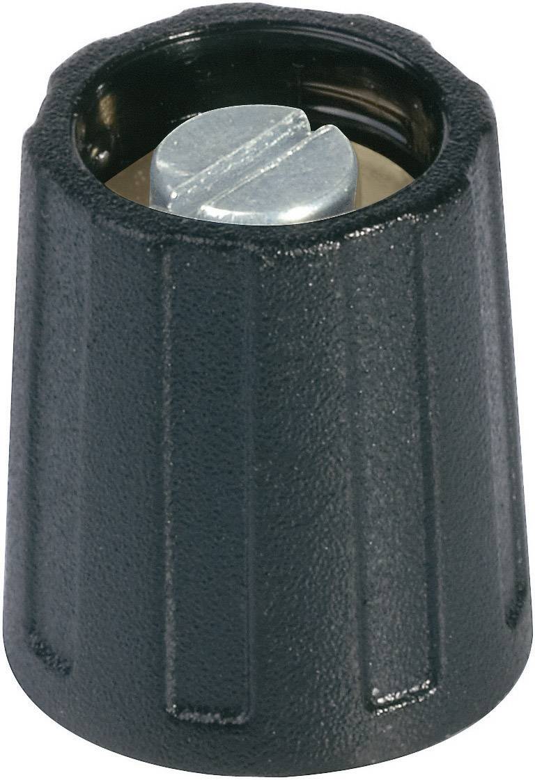 OKW A2513060 A2513060 vrtljivi gumb s prehodnim sidrnim vložkom črna (Ø x V) 13.5 mm x 15.5 mm 1 kos Piece-0