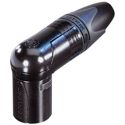 XLR-kabelski vtič serije MRX kotni število polov=3 NC 3 MRX-B Neutrik NC3MRX-B-0