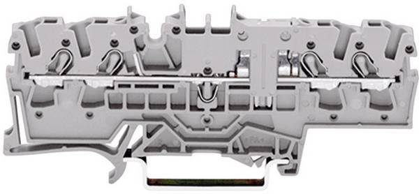 Sponka za speljavo 4 vodnikovserije 2002 0.25 - 2.5 mm2  2002-1801 Siva WAGO