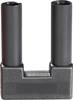 Schnepp SI-FK 19/4 sw varnostni kratkostični vtič črna Premer pina: 4 mm Razmak zatičev: 19 mm 1 kos