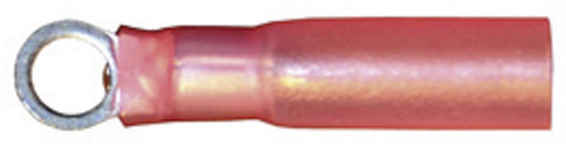 Okrogli kabelski čevelj s skrčljivo cevjo (maks.)=1 mm odprtina-=4.3 mm delno-izoliran, rdeče barve Vogt Verbindungstech-0