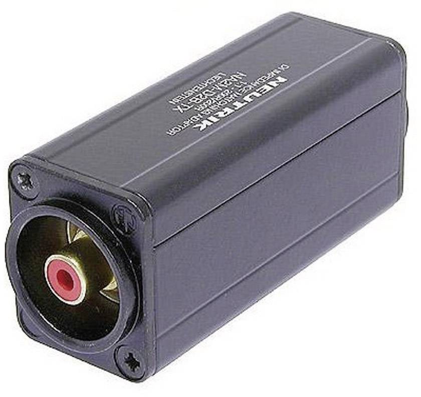 Neutrik NA2F-D2B-TX-Mini adapter, 3-polni ženski XLR-konektor na ženski činč konektor, 1 kos