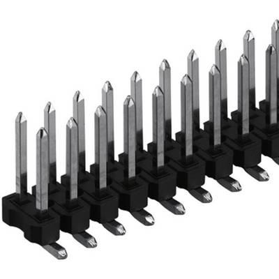 Letev z moškimi kontakti serije SL LP 6, SL LP 6 SMD, SMD, kotna, 2,54 mm, poli: 2 x 20 Fischer Elektronik-0