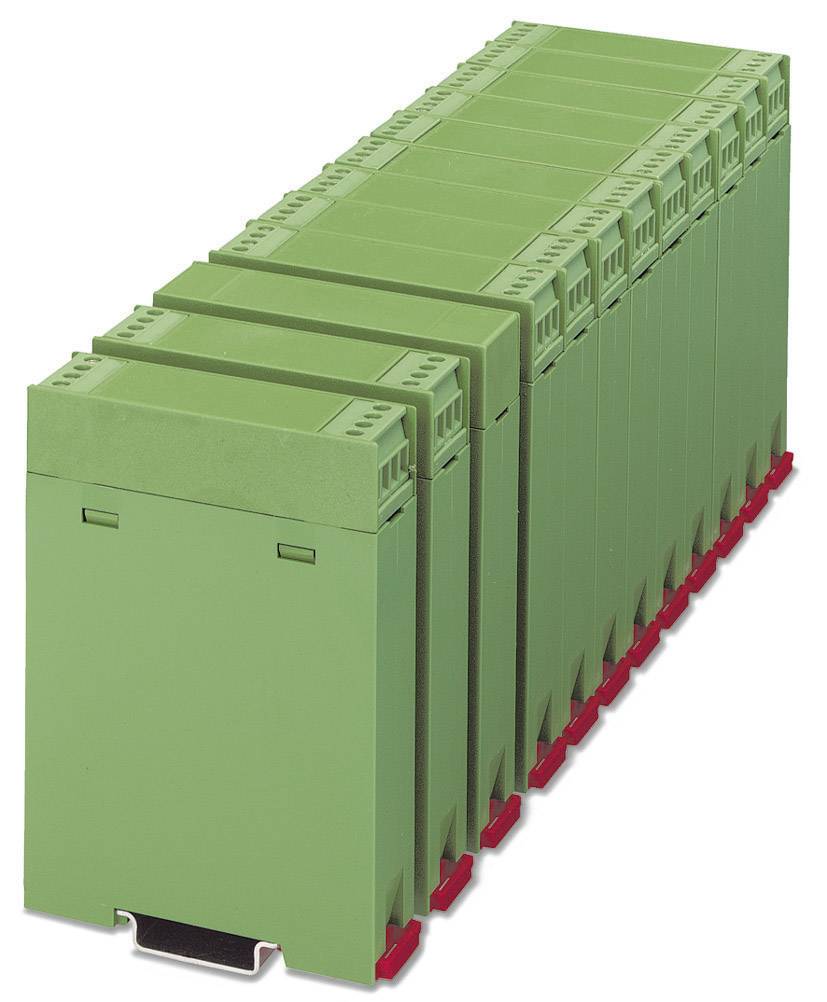 Ohišje za DIN-letev, spodnji del 22.5 x 75 x 107.5 ABS zelene barve Phoenix Contact EG 22,5-G/ABS GN 1 kos-0