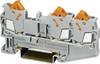 TWIN - sponka QTC 1,5-TWIN Phoenix Contact sive barve, vsebina: 1 kos
