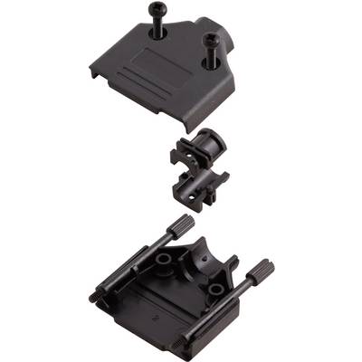 D-SUB Plastični pokrov, št. polov: 9 MHDTPPK-09-BK-K Encitech 6560-0108-01 MH Connectors-0