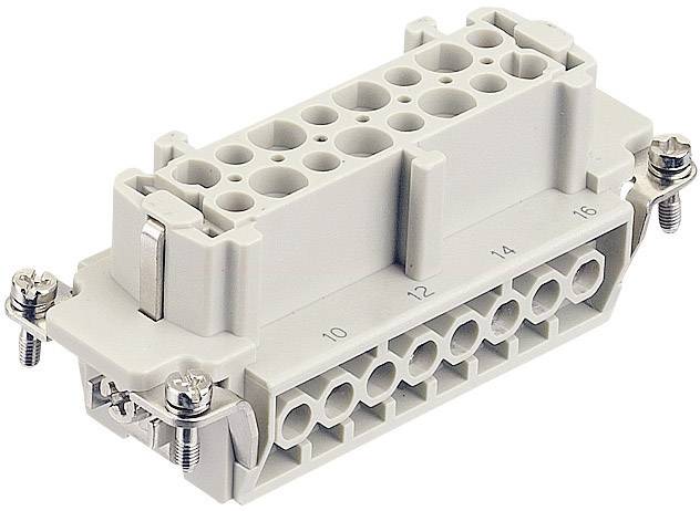 Ženski vložek Han® Hv E 09 34 006 2701 Harting 6 + 2 + PE vijaki 10 kosov