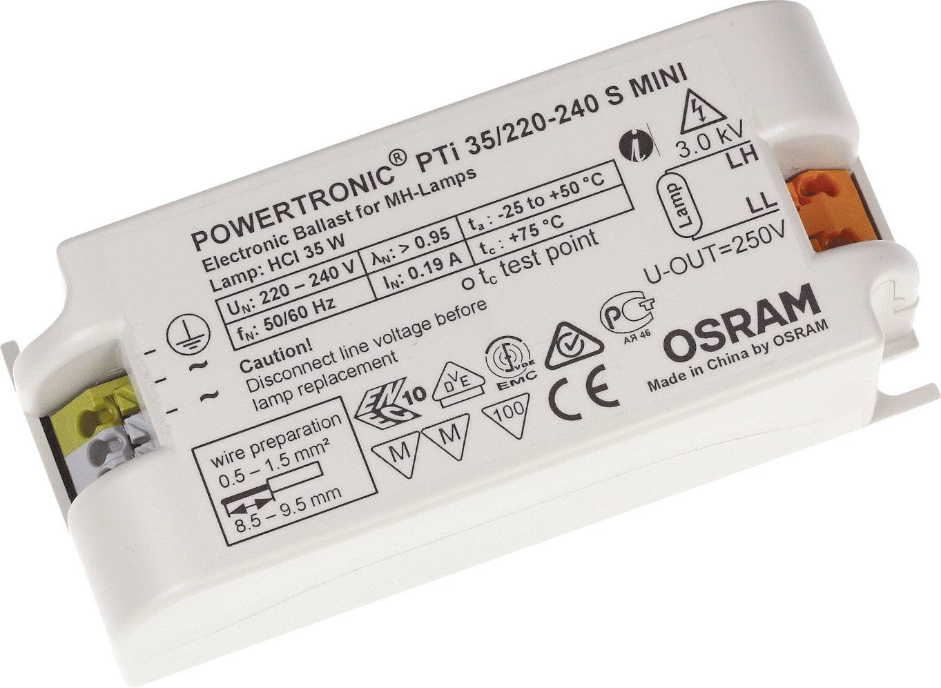OSRAM HOMELIGHTING visokotlačna sijalka 4008321955906 elektronska predstikalna naprava 35 W (1 x 35 W) za vgradnjo luči,-0