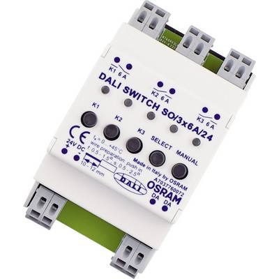 OSRAM HOMELIGHTING DALI SWITCH SO 3X6A/24 8X1 LED transformator konstantni tok 24 V/DC dali-0