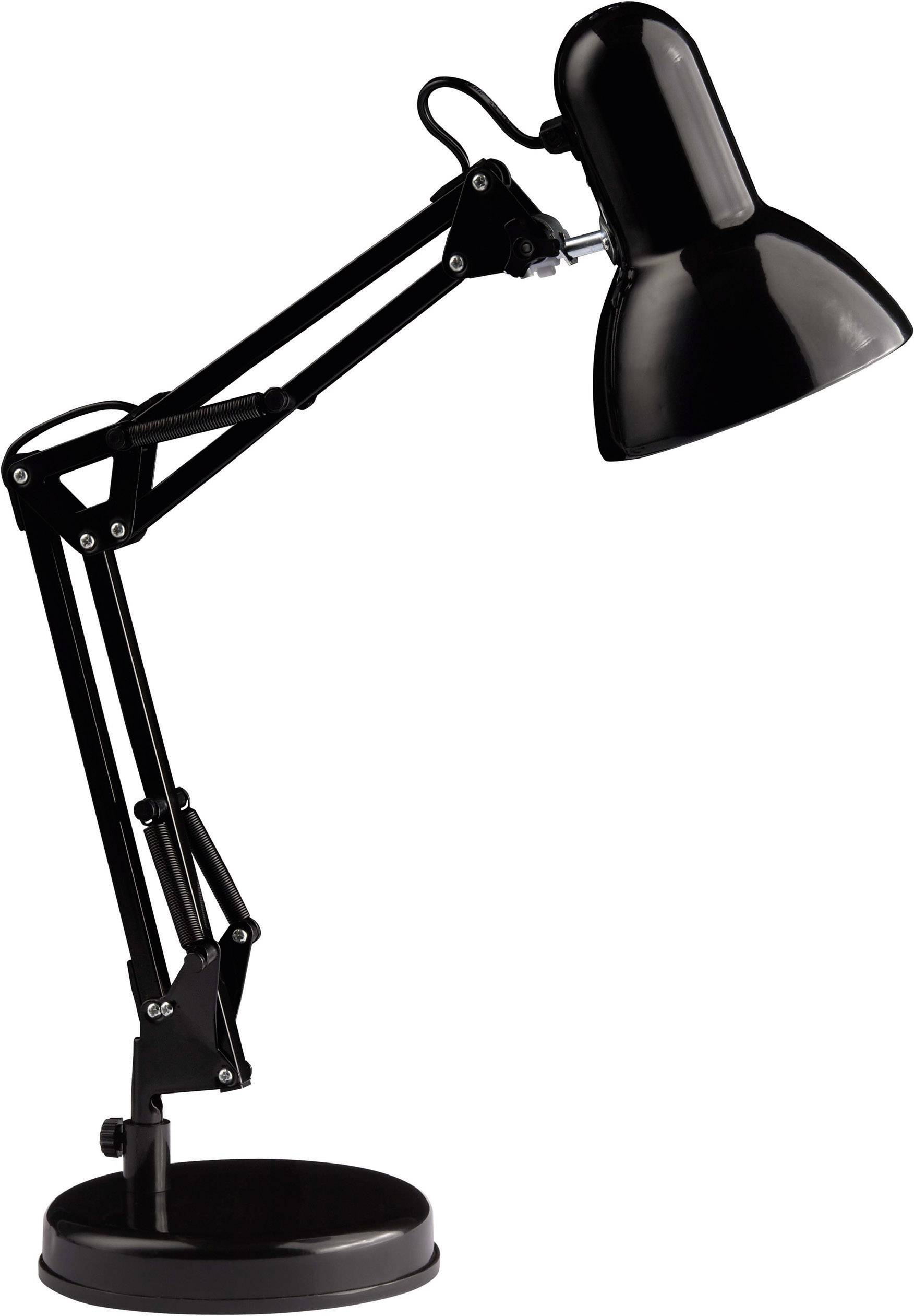 Namizna luč energijsko varčna žarnica, E27 40 W Brilliant Henry črna-0