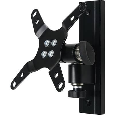 SpeaKa Professional SP-6444408 1 -kratni  stenski nosilec za monitor 33,0 cm (13") - 76,2 cm (30") črna možnost nagiba, 