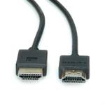 Roline HDMI priključni kabel HDMI-A vtič, HDMI-A vtič 3.00 m črna 11.04.5913 dvojno oklopljen HDMI kabel