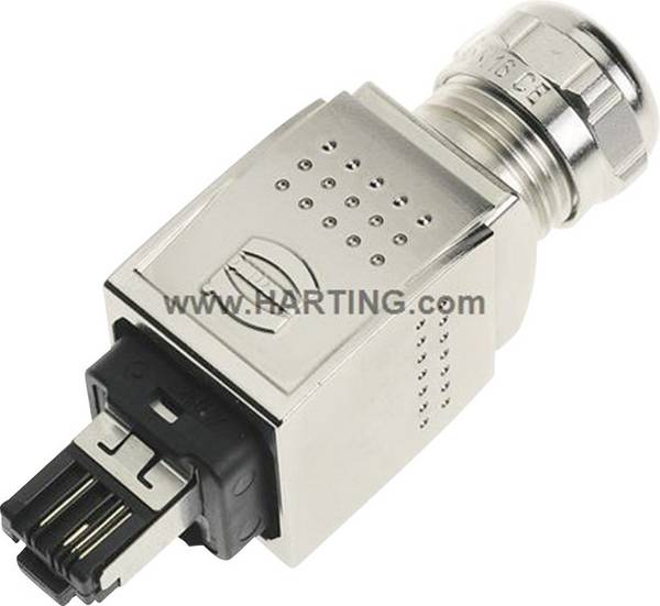 Han® PushPull RJ45-vtični konektor za vtič, raven, polov:4 09 35 226 0401 Harting 09 35 226 0401 1 kos