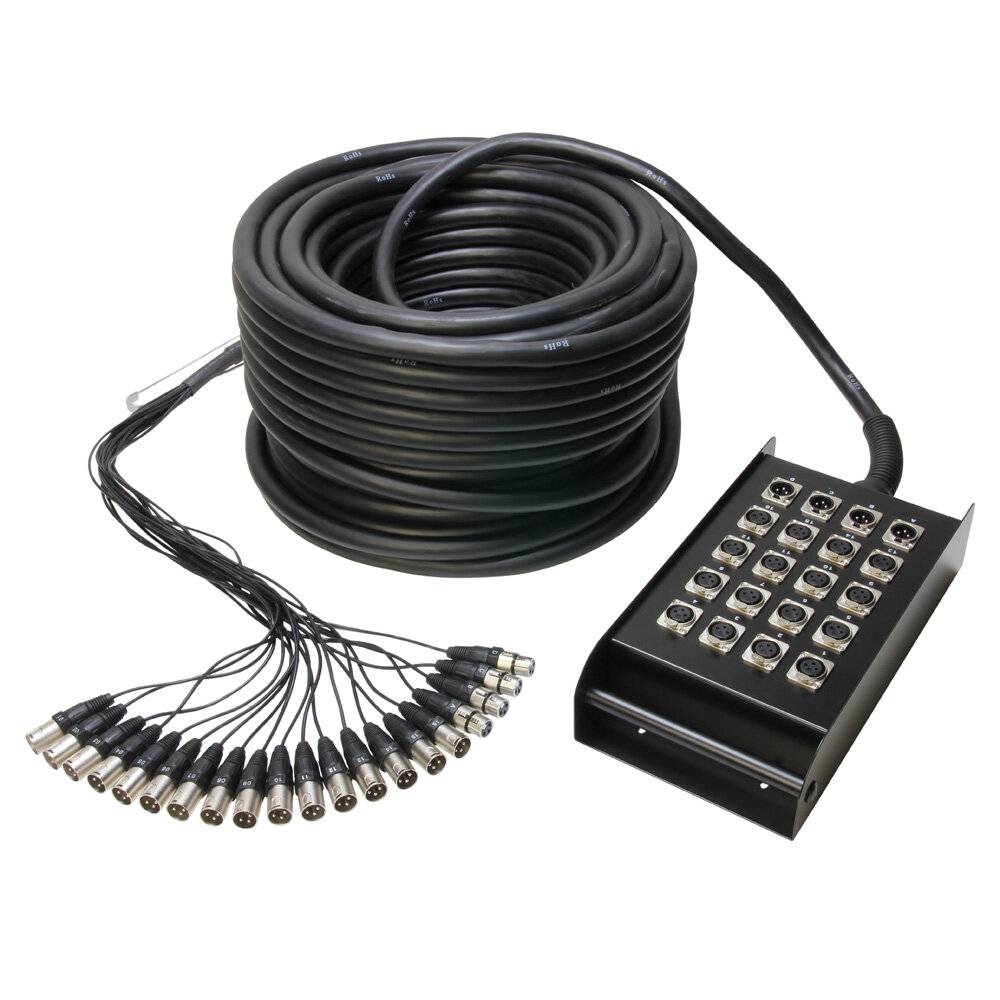 AH Cables K20C50 večžilni kabel 50 m Število vhodov:16 x Število izhodov:4 x-1