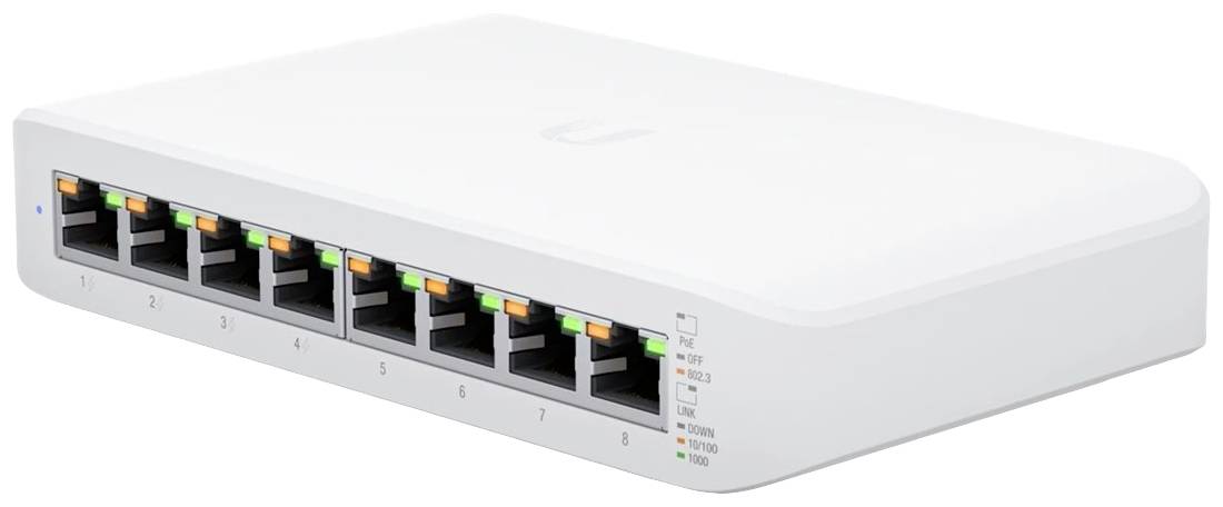 Ubiquiti Networks A121447 USW-LITE-8-POE omrežno stikalo 8 vrat 1 GBit/s-0