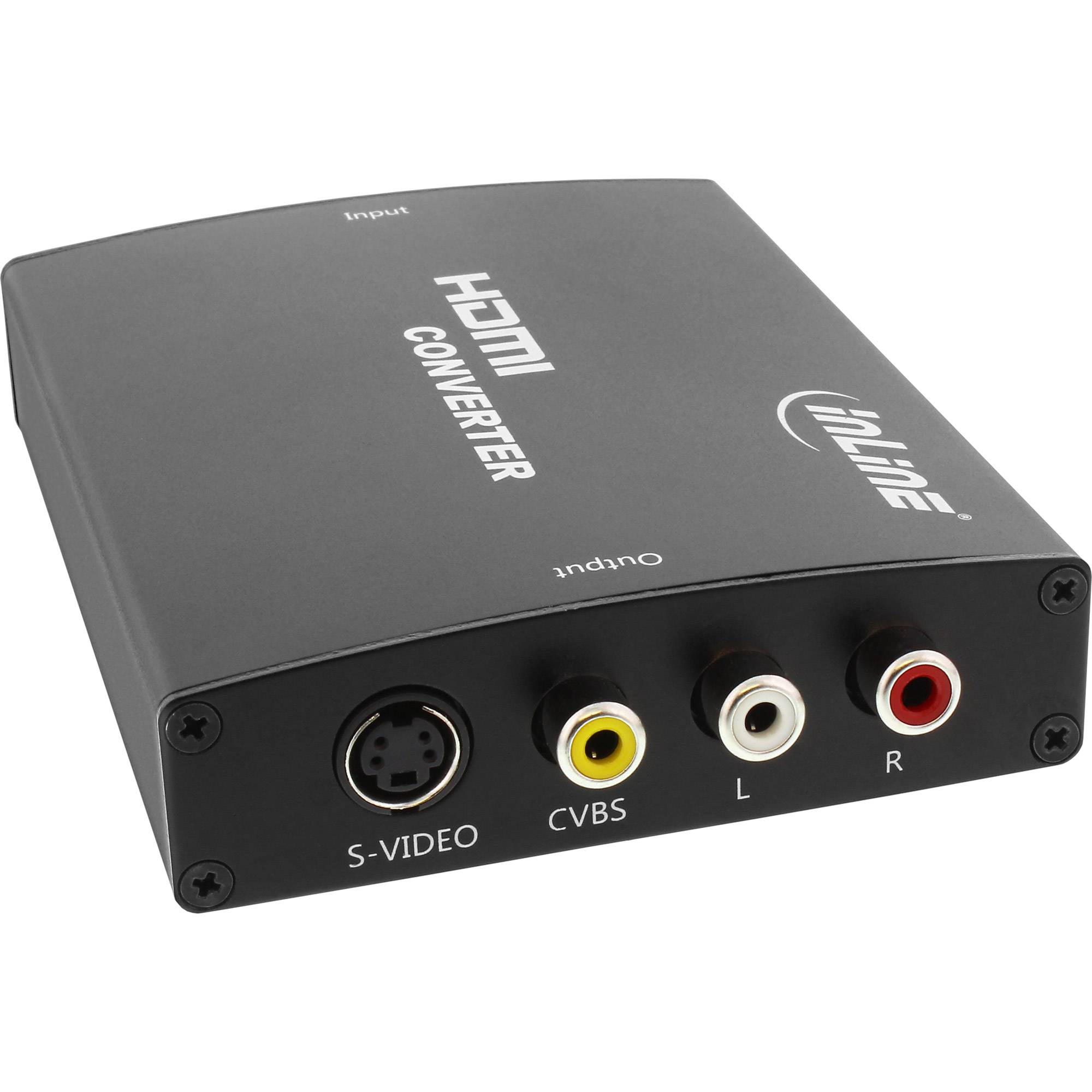 inLine AV pretvornik INLINE - Konverter HDMI zu Composite/S-Video - mit Audio [ - ]-0