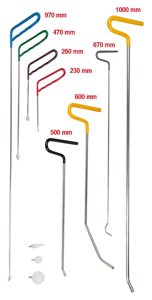 KS Tools 140.2490 Set orodij za odstranjevanje udrtin, 11 kosov-1