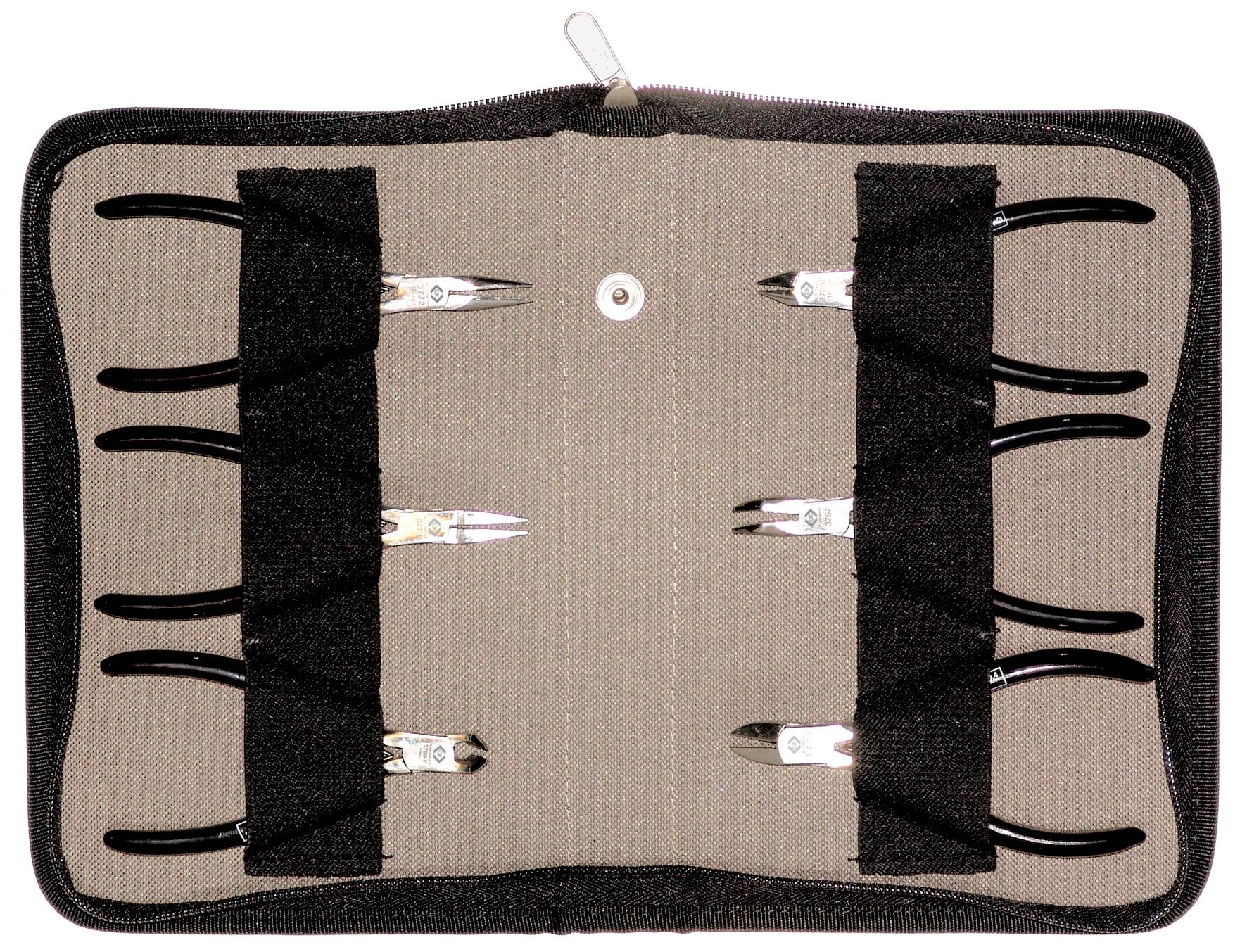 6-delni komplet klešč za elektroniko v torbi C.K. T3703-0