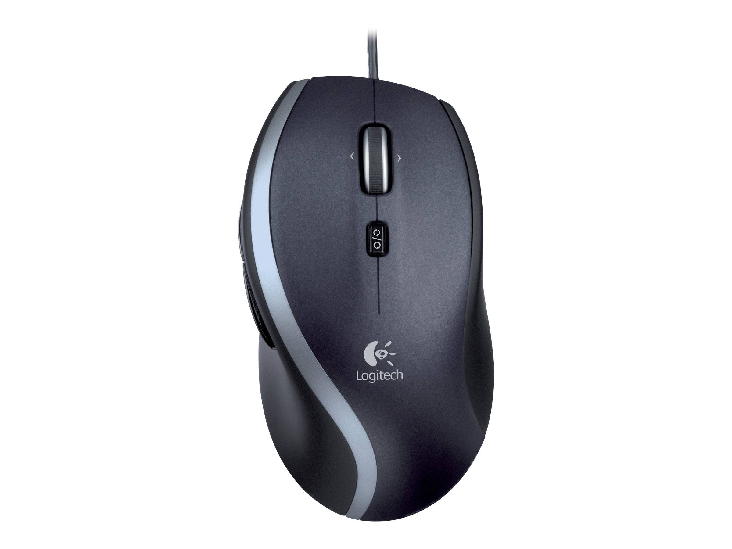 Logitech neu miška kabelska povezava laserski črna 5 Tipke-1