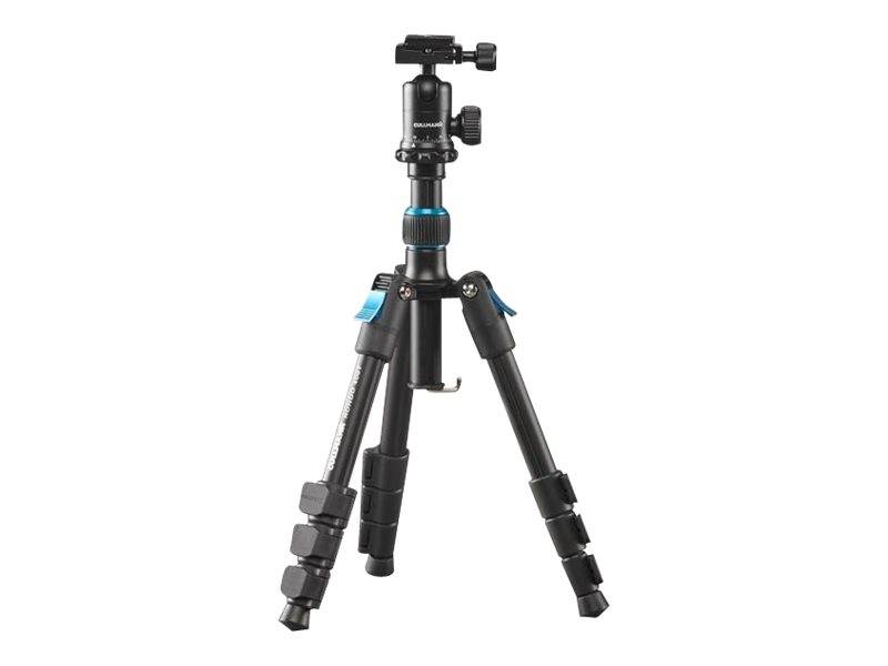 Cullmann Cullmann Rondo 400T RB6.5 - Stativ - mit CULLMANN trinožno stojalo Delovna višina=28 - 89 cm črna okrogla glava