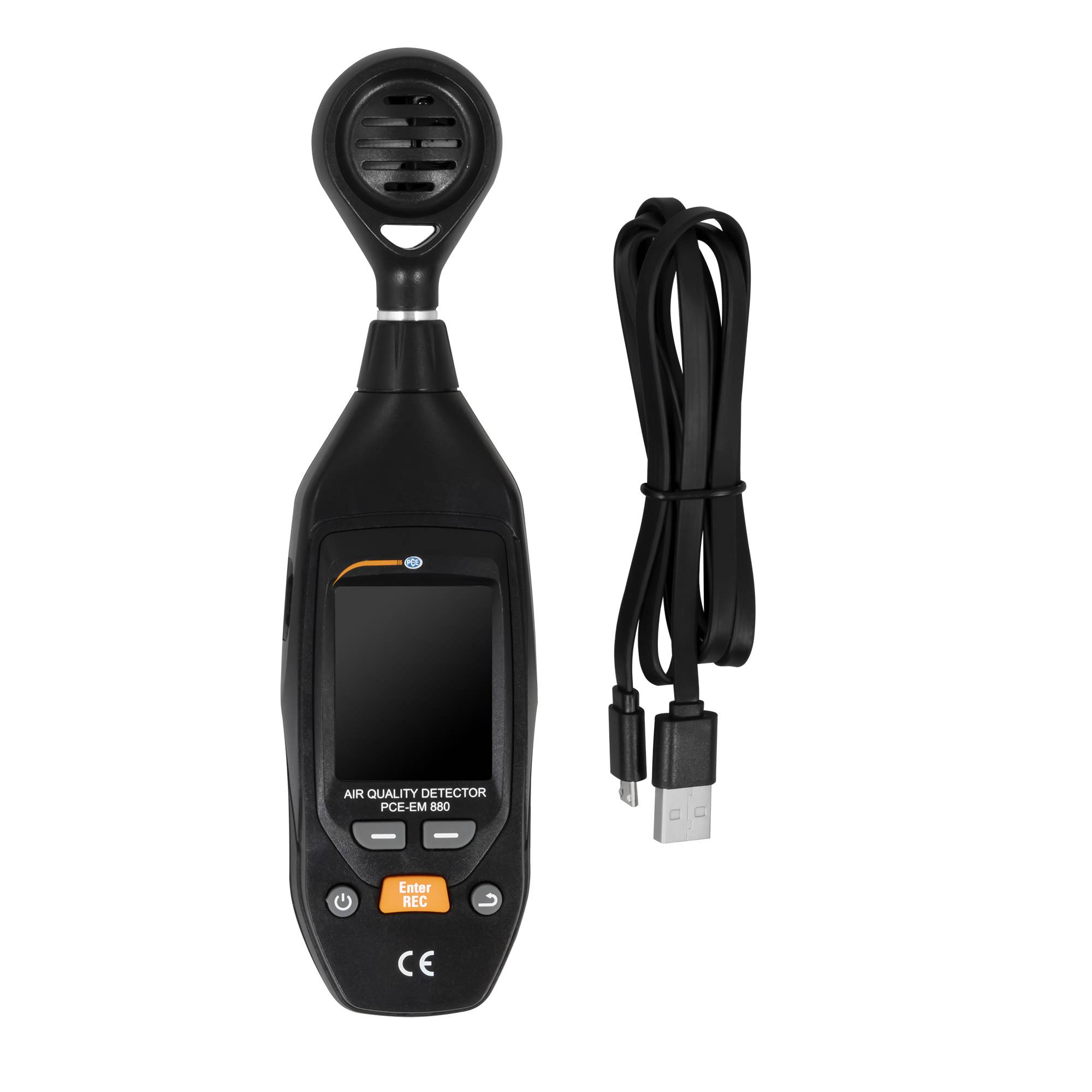 merilnik kakovosti zraka (hos) PCE Instruments PCE-EM 880 vlažnost, temperatura, VOC, trdni delci z USB vmesnikom, s fun-6
