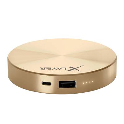 Powerbank (nadomestni akumulator) Xlayer Meets Fashion LiPo 6000 mAh zlate barve