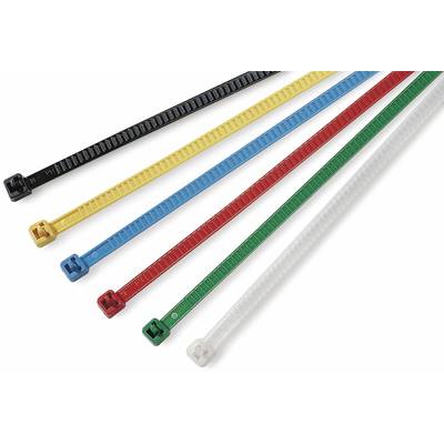 Kabelske vezice 196 mm naravne barve, odvezljive, temperaturno stabilne HellermannTyton 115-00008 LR55R-PA66-NA-Q1 25 ko