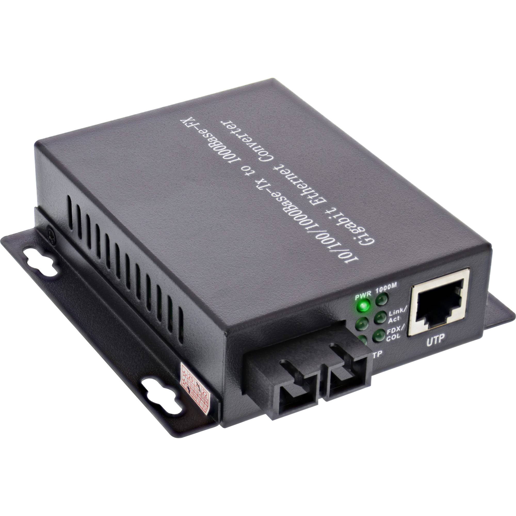 inLine 66659A steklena vlakna medijski pretvornik 10 / 100 / 1000 MBit/s-0
