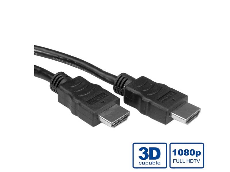 Secomp HDMI priključni kabel USB-C® vtič 1 m črna S3671 standardni HDMI HDMI kabel-2