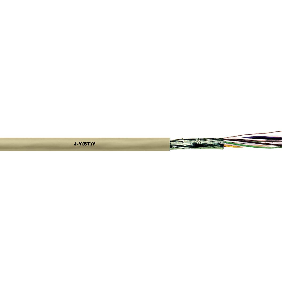Telefonski kabel J-Y(ST)Y 100 x 2 x 0.28 mm sive barve 1591318 100 m