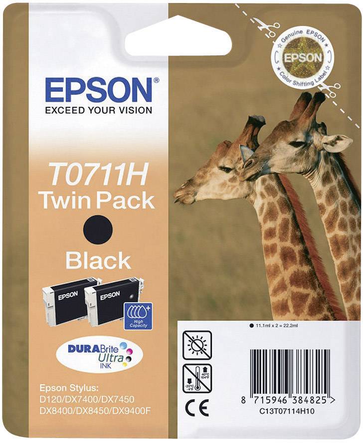 EPSON kartuša T07114H10 2 X črna C13T07114H10