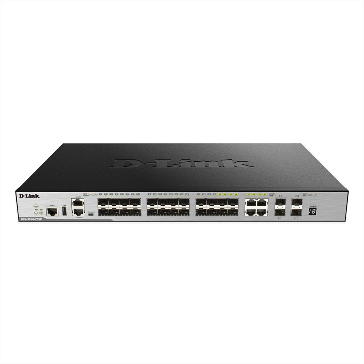D-Link DGS-3630-28SC/SI/E 28-portno optično gigabitno skladovno stikalo Layer 3 (SI)-0