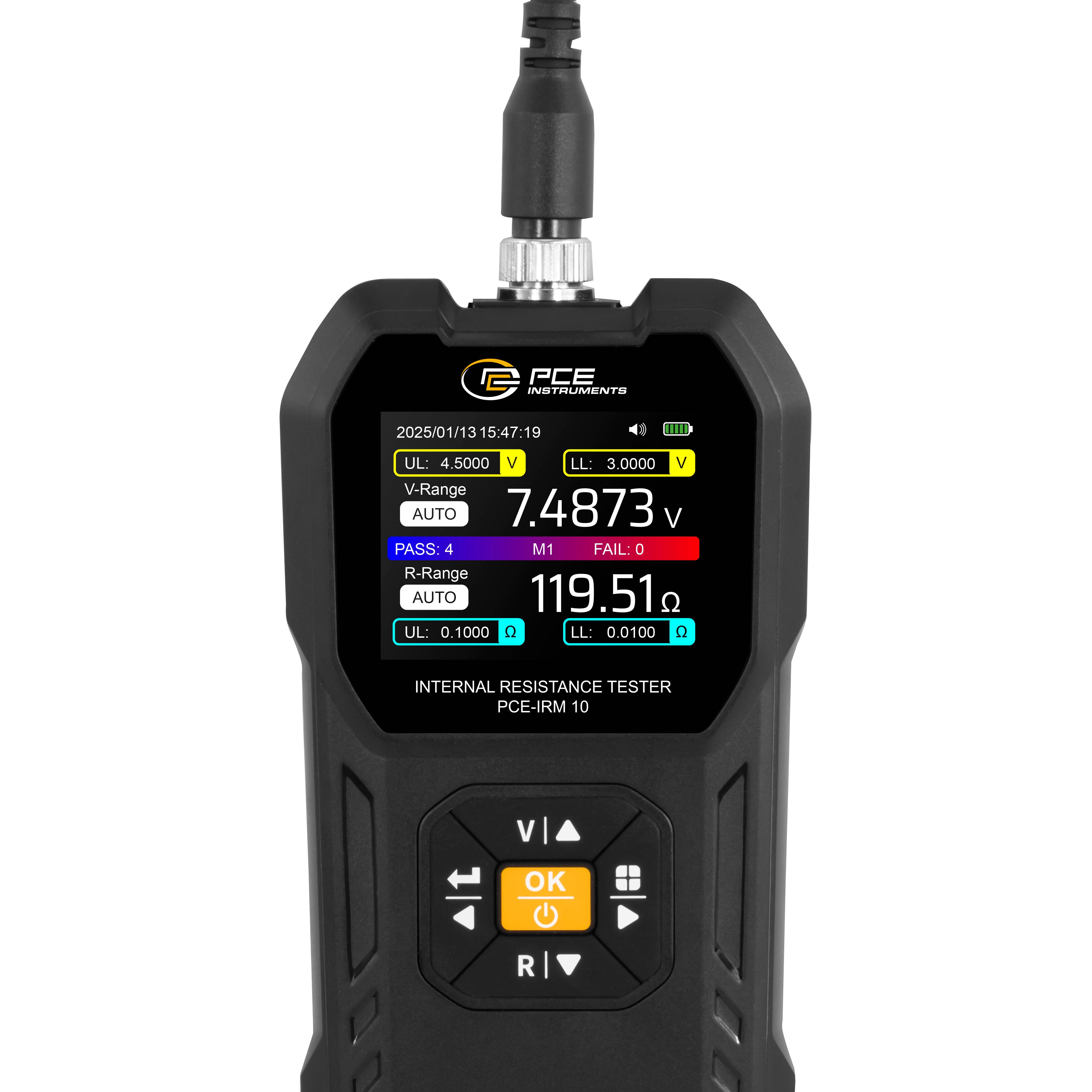 PCE Instruments PCE-IRM 10 ročni multimeter digitalni grafični zaslon-1