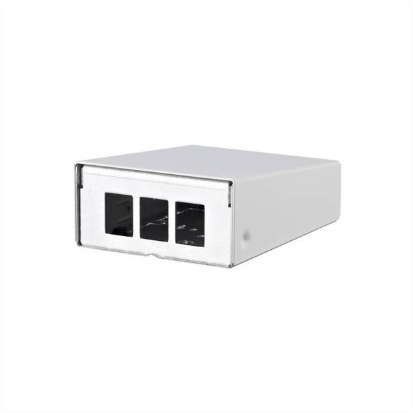 Metz Connect METZ CONNECT Keystone AP-Gehäuse 3 Port    neopremljeno  bela