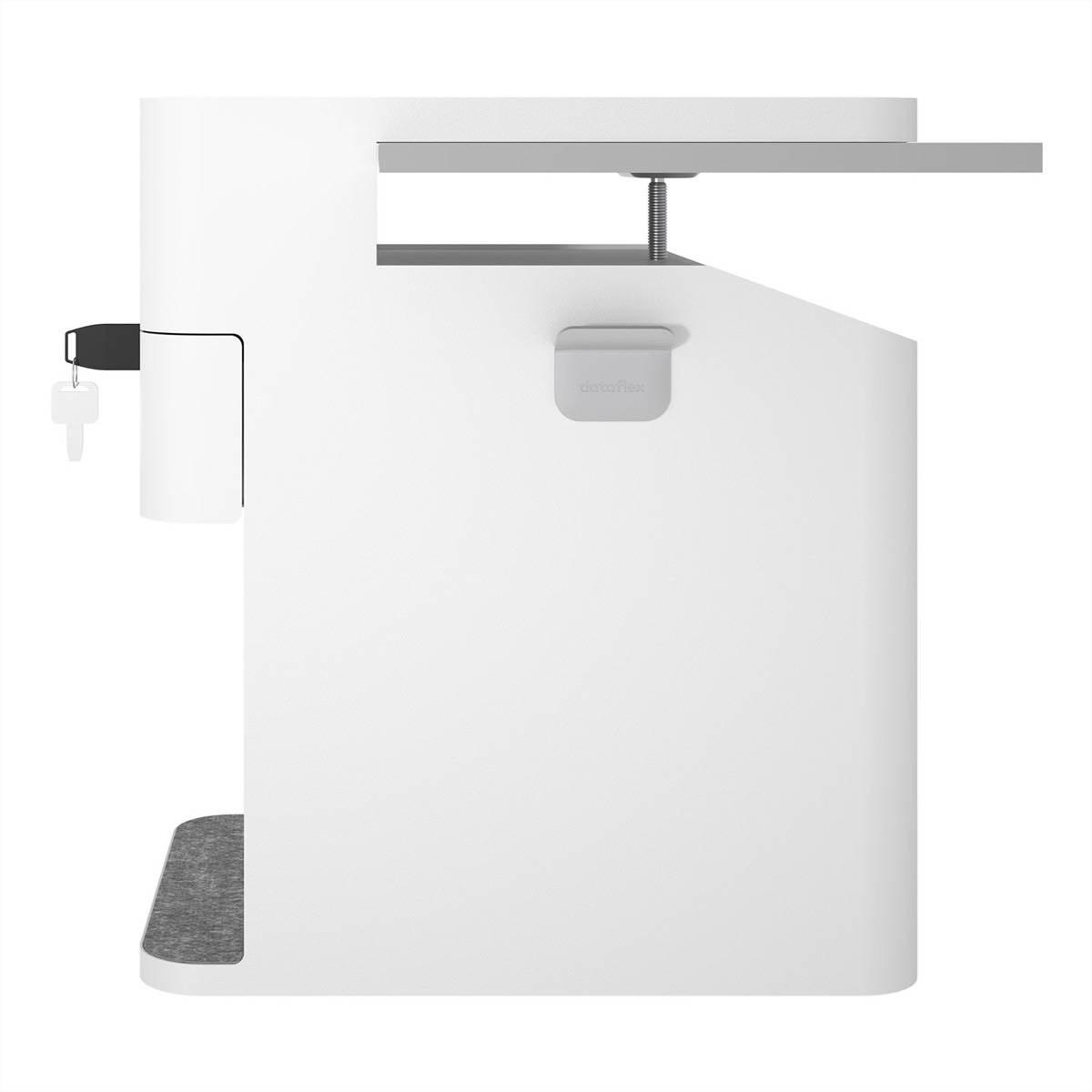 Dataflex DATAFLEX Bento® desktop locker, 500, wei pod pultni predalnik bela-3