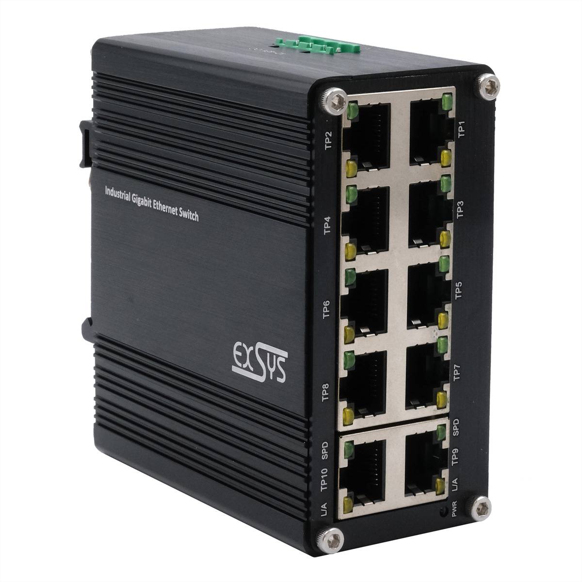 Exsys Switch Ethernet preklopnik vodilo 1 Gbit/s črna-0