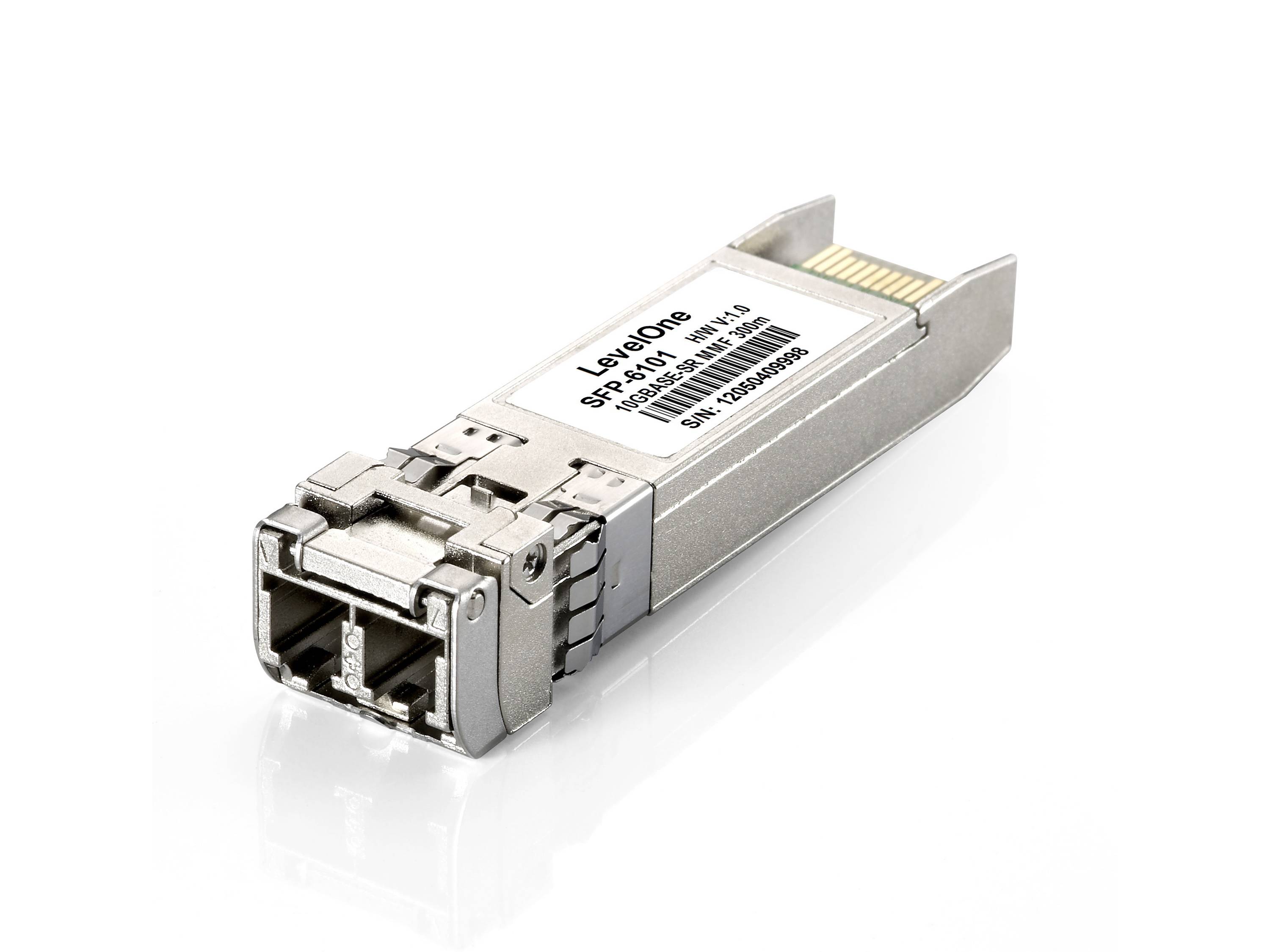 SFP-Plus oddajnik/sprejemnik LevelOne, 10 Gb/s, Multi Mode,300 m, 850 nm SFP-6101-3