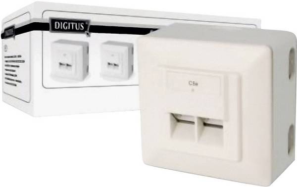 DIGITUS CAT 5E RAL9010 AP-OMREŽNA DOZA DN-9002-N
