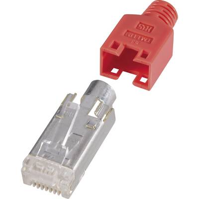 Hirose Electronic Konektor RJ45, zaščiten CAT5e HRS8RT10 ravni moški konektor Število polov: 8P8C Število polov 8P8C rde-0